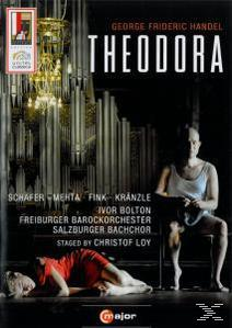 Bejun Mehta, Christine Schäfer, Johannes Martin Kränzle, Bernarda Fink, Freiburger Barockorchester, Salzburger Bachchor, Joseph Kaiser, Ryland Davies - Theodora  - (DVD)