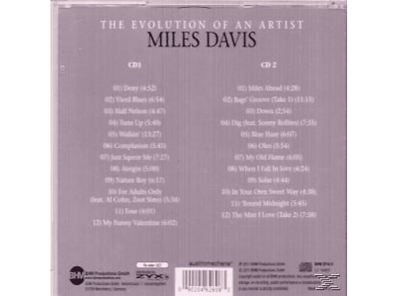 Thumbnail - Miles Davis - Davis-The Evolution Of An Artist (CD)