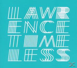 Albumcover. Der Text ist weiß, mit dem Wort 'LAWRENCE' oben und 'TIMELESS' unten.