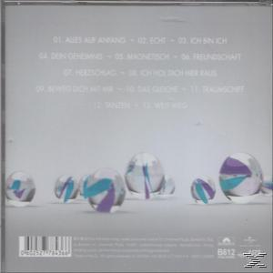 CD-Cover mit lila und türkis Marmor auf hellgrauem Hintergrund.