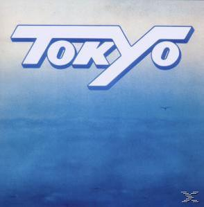 Albumcover mit dem Wort 'TOKYO' in stilisierter blauer Schrift vor blauem Himmel.