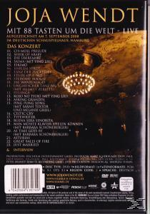 DVD-Rückseite mit Titelliste und Kronleuchter, Joja Wendt Konzert in Hamburg.