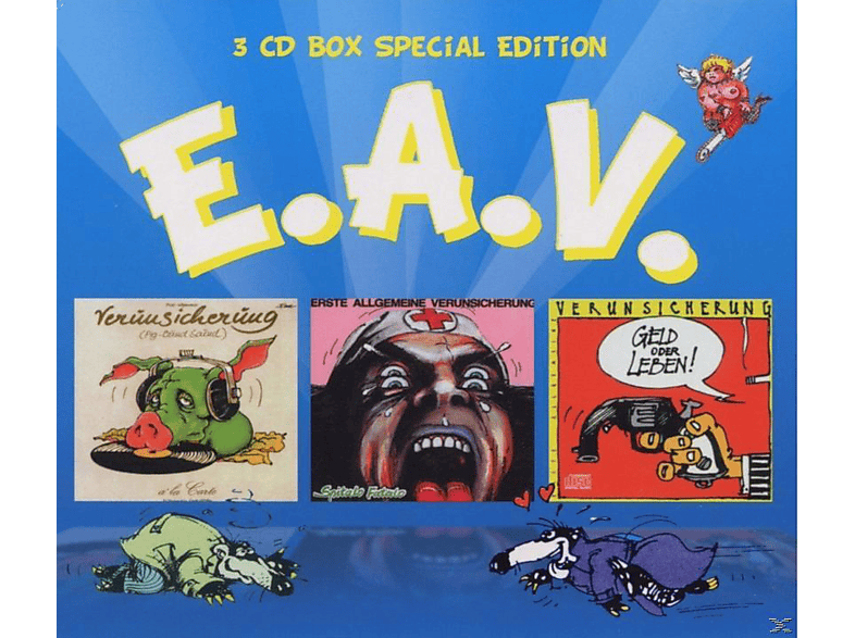 Eav (erste Allgemeine Verunsicherung) - 3 Cd Box Special Edition: A La Carte / Spitalo Fatalo / Geld Oder Leben - (CD)
