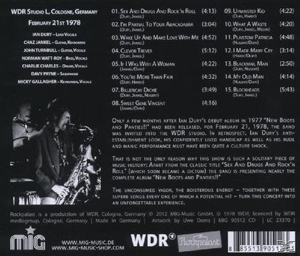 Ian & The Blockheads - Live At Dury (CD) Rockpalast 