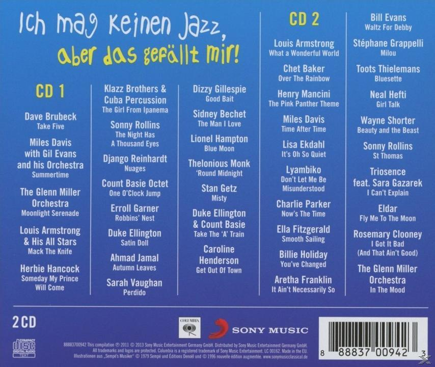 VARIOUS - Ich Mag Keinen Jazz, Aber Das Gefällt Mir! (2 Cd Box)  - (CD)