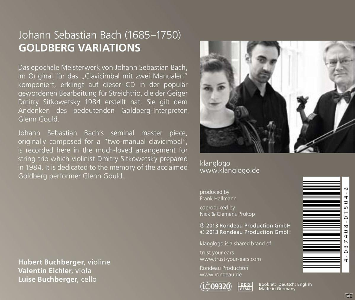 Hubert Buchberger, Valentin Eichler, Luise Buchberger - Goldberg-Variationen  - (CD)