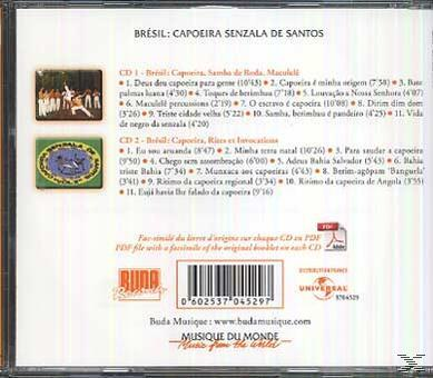 Capeoira Senzala De Santos - Bresil  - (CD)
