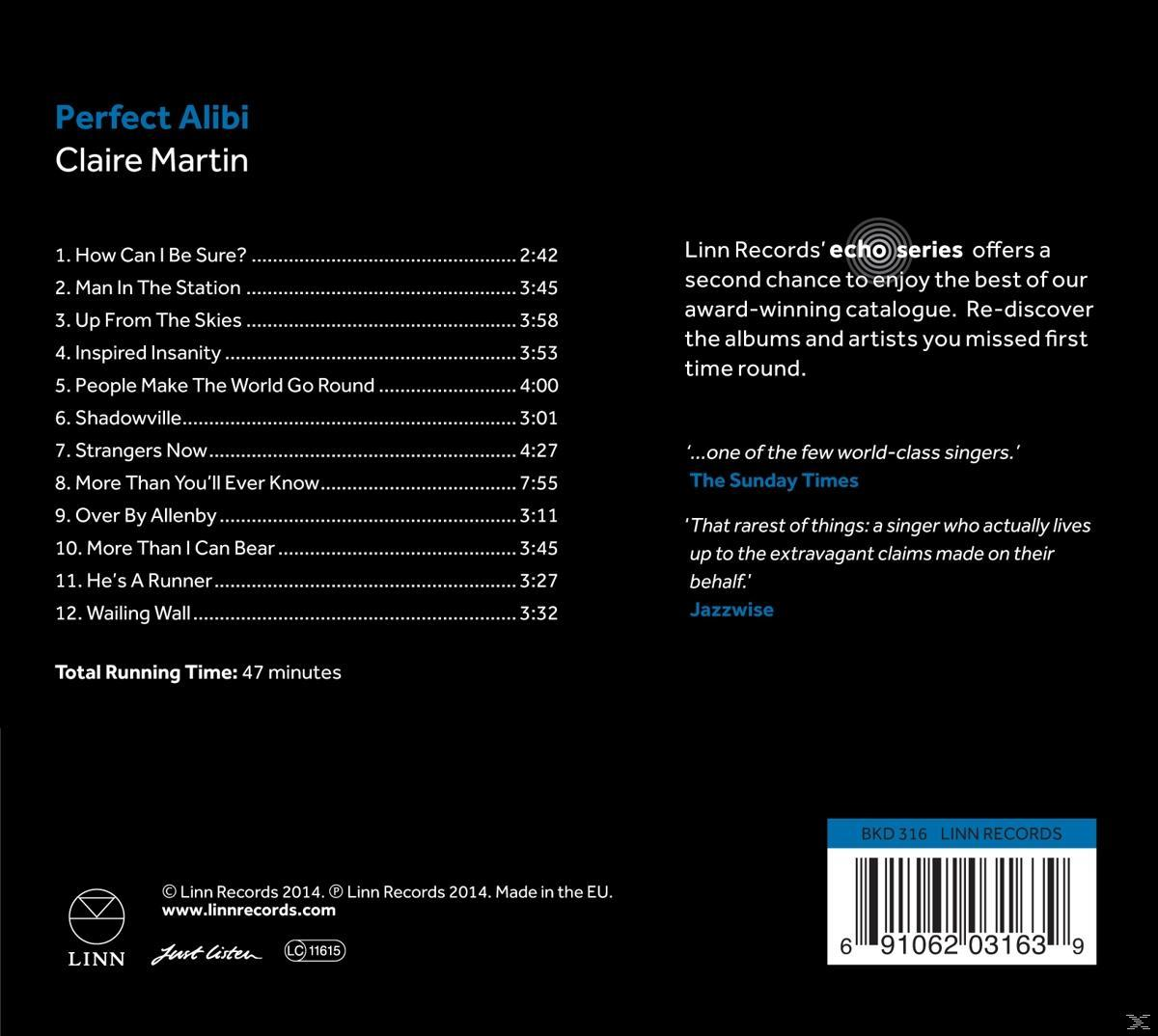 Claire Martin - Perfect Alibi  - (CD)