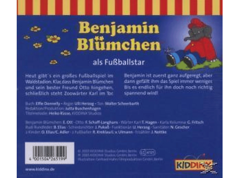 Thumbnail - Benjamin Blümchen - Folge 019:...als Fussballstar (CD)