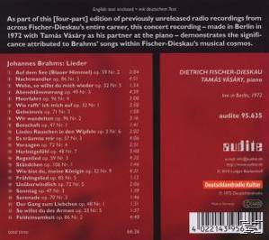 Hilde Zadek, Fischer-Dieskau,Dietrich/Vasary,T. - Lieder  - (CD)