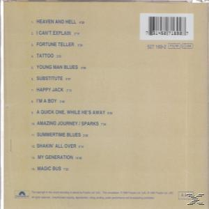 CD-hoes met tracklijsten. De albumtitel staat bovenaan en de songtitels staan hieronder vermeld.