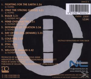 CD-Cover mit einem großen stilisierten 'O' und einer Liste von Liedern.
