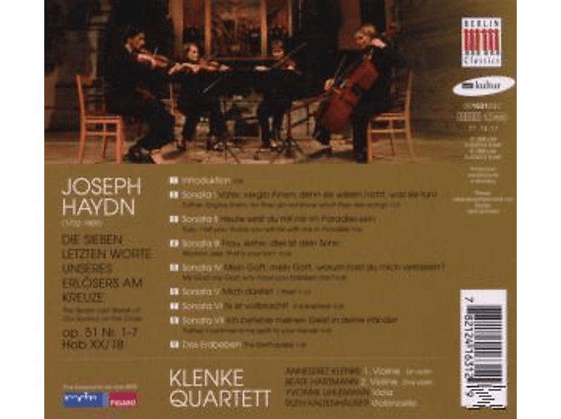 Thumbnail - Heydn Quartett Klenke, Klenke - Sieben Worte (CD)