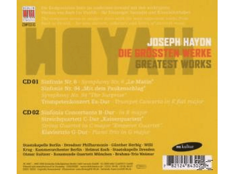 Thumbnail - Herbig, SB/DP/SD/KOB/Herbig/Suitner/+ - Haydn:Die Größten Werke (CD)