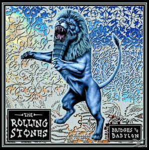 Album borító kék oroszlánnal, emberi fejjel, üvöltve, a 'The Rolling Stones' felirattal.