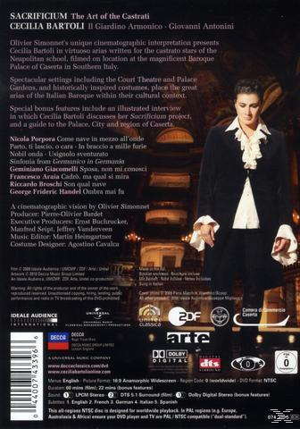 Cecilia Bartoli, Sacrificium The - (DVD) The Castrati Art - Il Giardino Armonico - Of