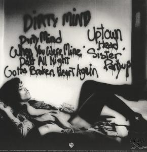 Rückseite des Albums mit Schwarzweißfoto einer Frau und Text.