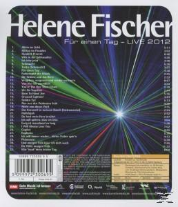 CD-Cover mit Text 'Helene Fischer' und Titelliste, mit farbenfrohem Sternmuster.