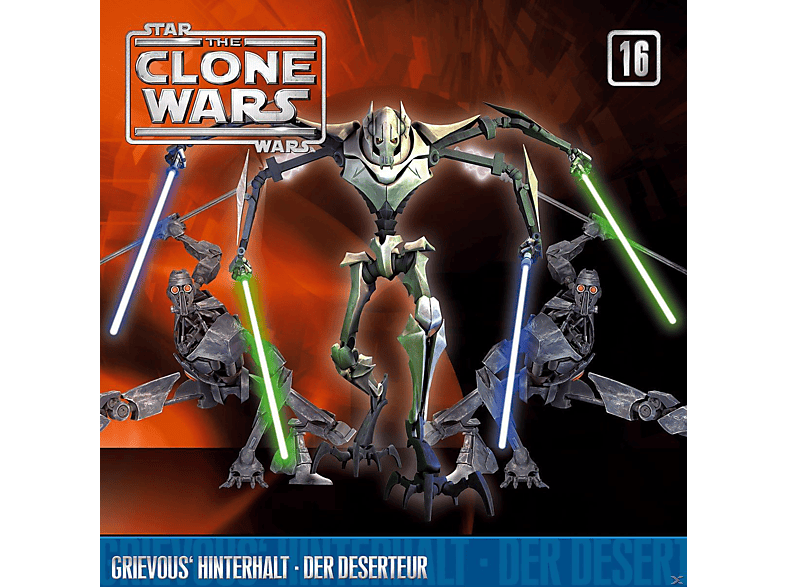 Star Wars - The Clone Wars 16: Grievous' Hinterhalt / Der Deserteur - (CD)