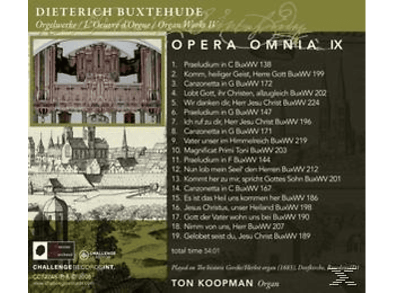 Thumbnail - Ton Koopman - Opera Omnia IX-Organ Works IV (CD)