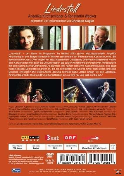 Angelika Kirchschlager, Konstantin Wecker - Liedestoll  - (DVD)
