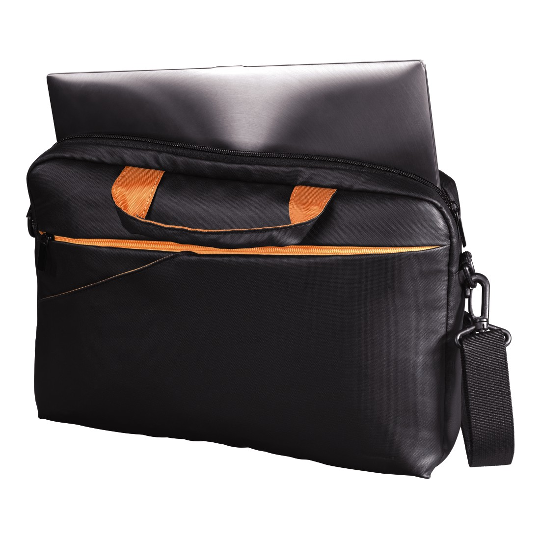 HAMA Ultrabook-Tasche Almere Notebooktasche Aktentasche für Universal Polyurethan (PU), Schwarz