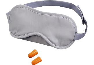 HAMA 128780 PADDED EYE MASK+EAR PLUGS - Schlafmaske (Grau)