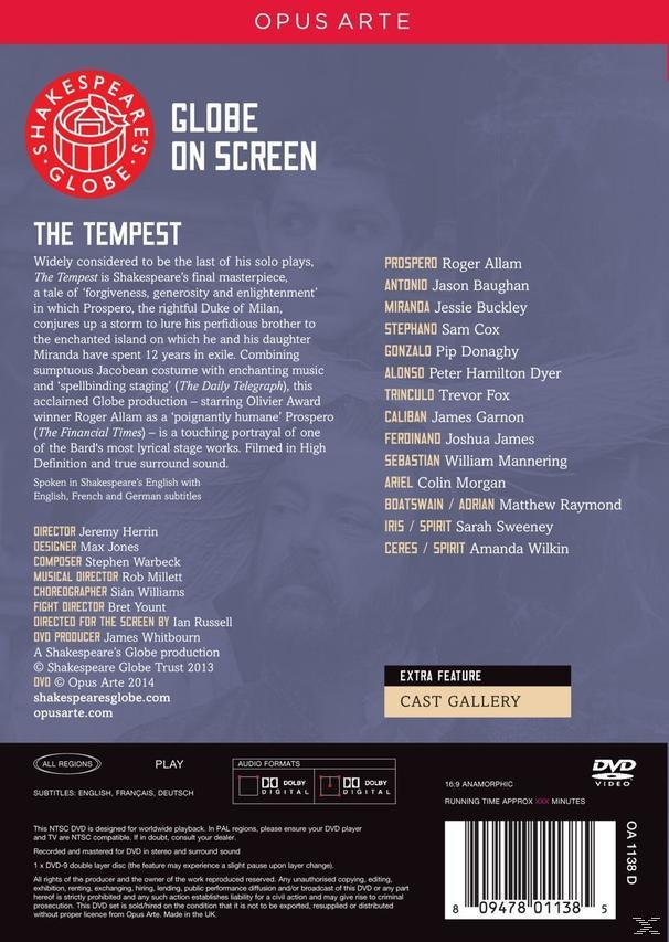 Roger Allam, Jason Baughan, Jessie Cox (DVD) - Buckley, Sam - Tempest The