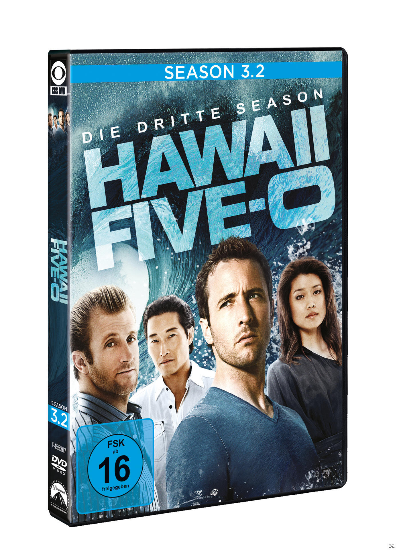 DVD-Cover. Vier Schauspieler, Titel: Hawaii Five-0, Staffel 3.2.