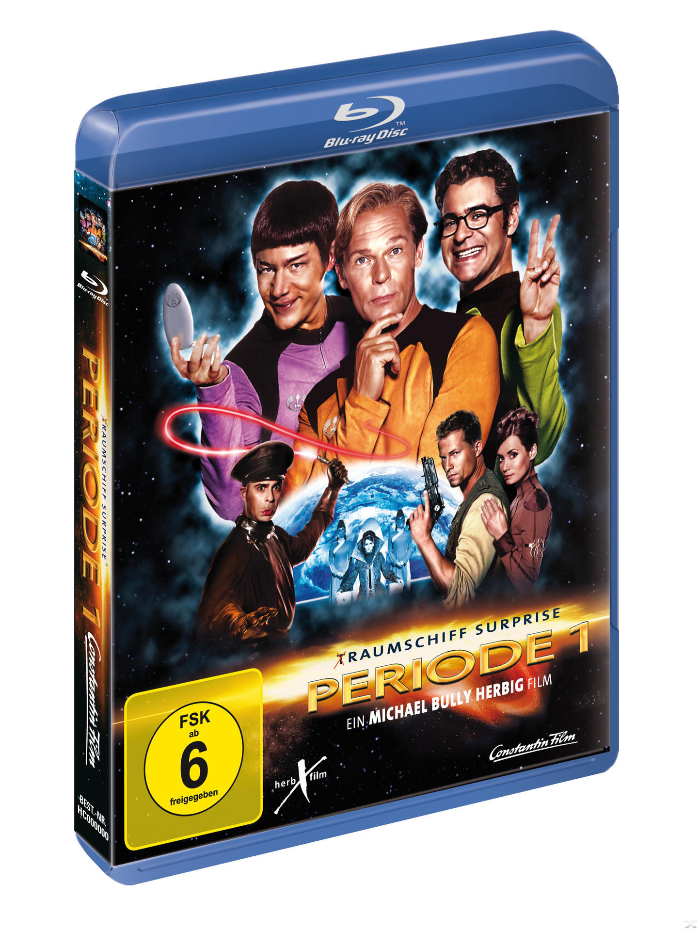 Filmcover: Weltraumthema mit Schauspielern. Titel: Traumschiff Surprise - Periode 1.