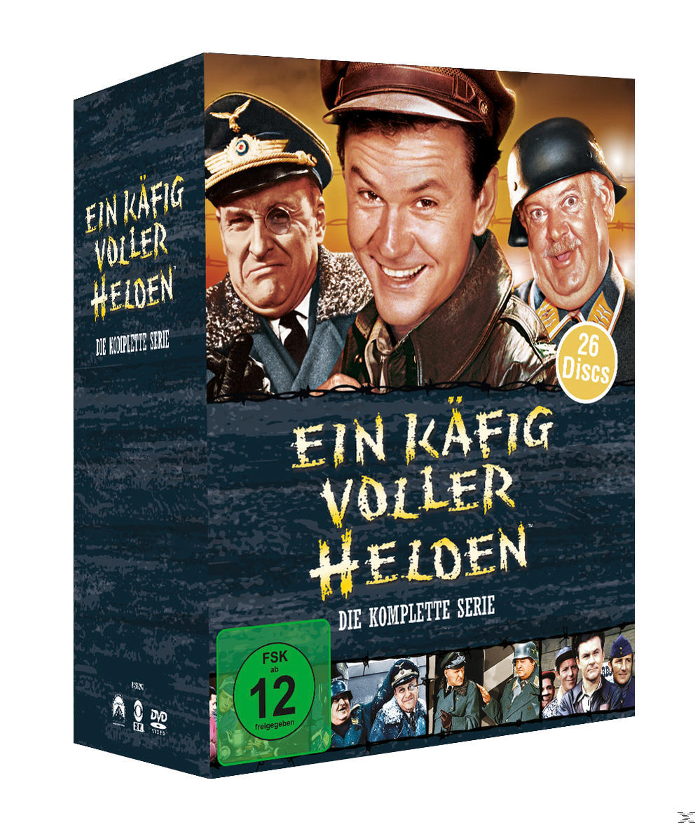 DVD-Box-Set: 'Ein Käfig voller Helden' mit Schauspielern auf dem Cover.
