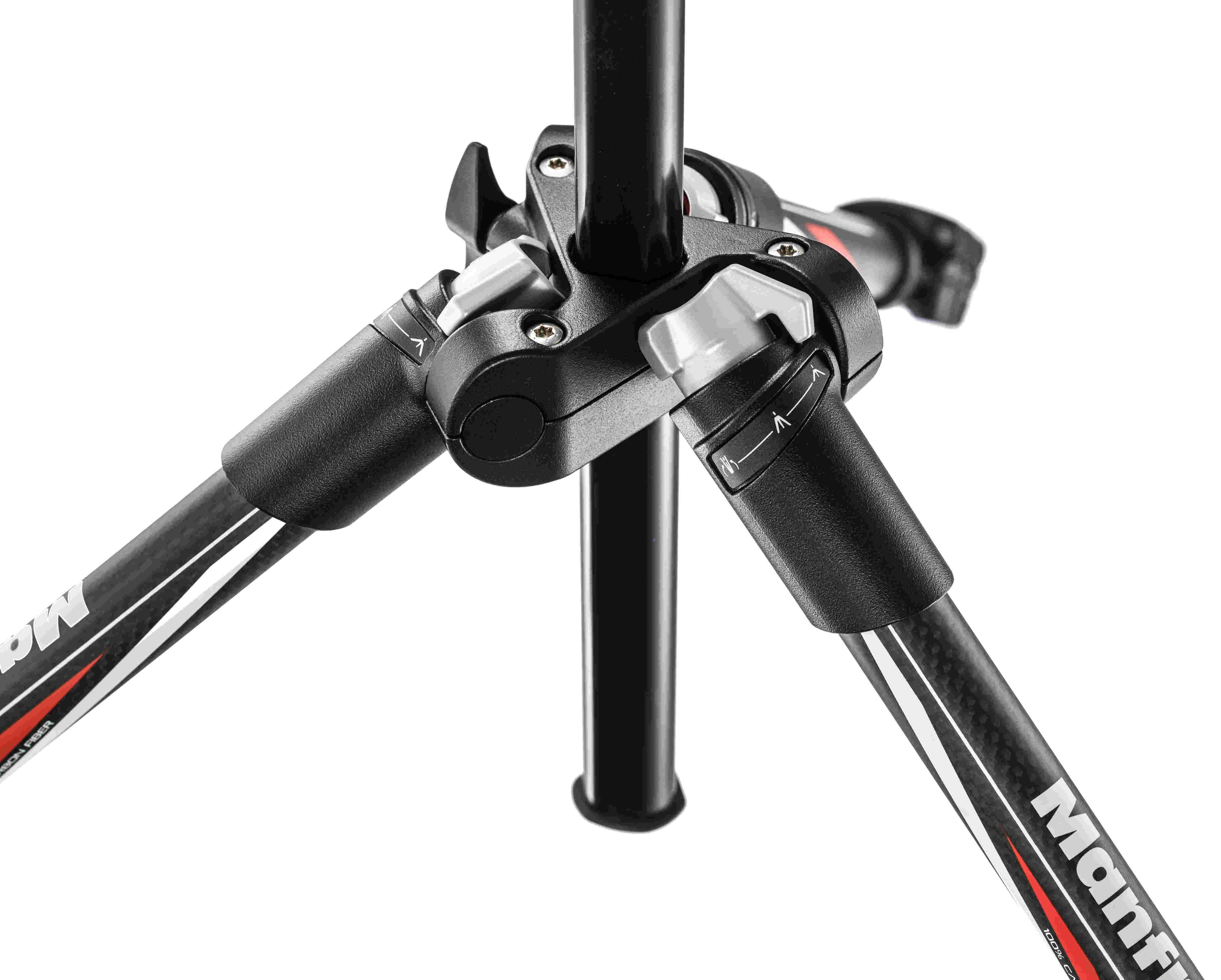 MANFROTTO MKBFRC4-BH Dreibein Stativ, Schwarz/Rot, Höhe offen bis 1440 mm