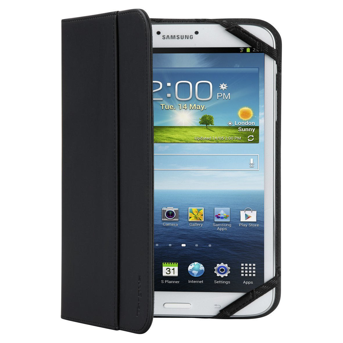 TARGUS THZ448EU Folio Stand Samsung Tab4 8" Siyah Tablet Kılıfı