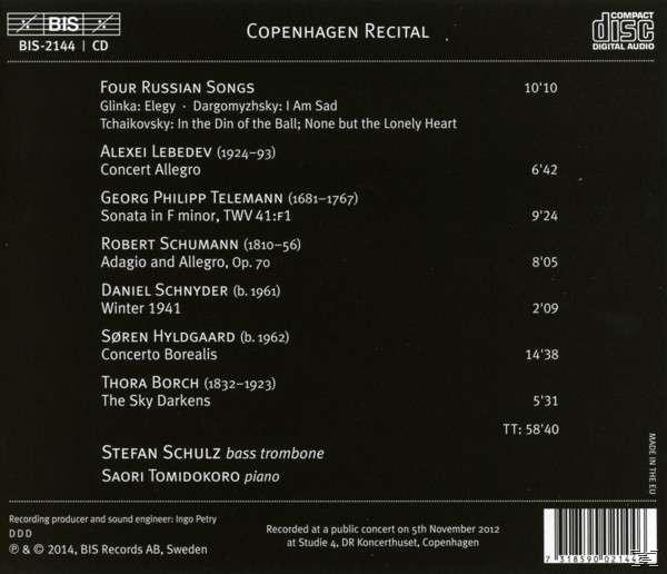 Saori Tomidokoro, Stefan Schulz - Copenhagen Recital  - (CD)