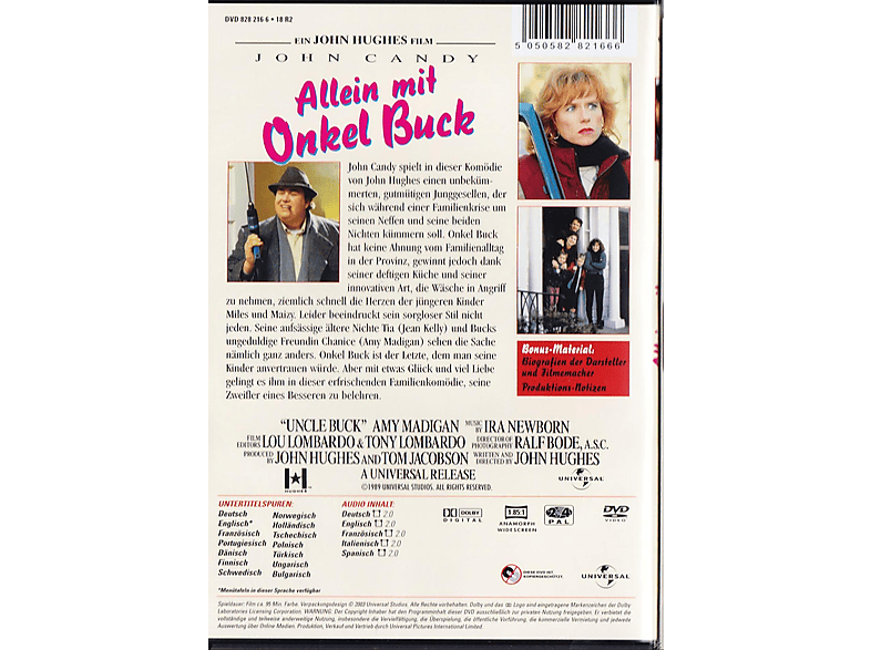 Thumbnail - Allein mit Onkel Buck DVD