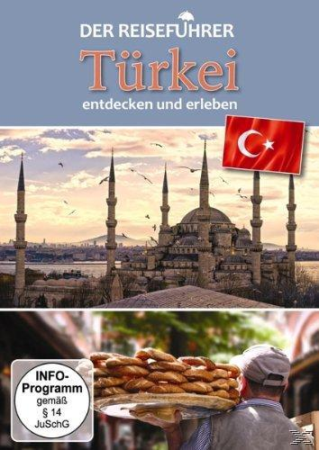 Buchcover für einen Türkei-Reiseführer. Zeigt die Blaue Moschee und einen Mann mit Brot.