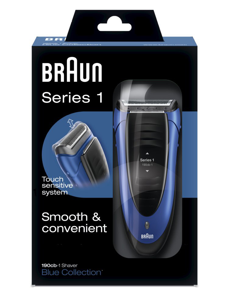BRAUN Series 1 - 190s Rasierer Blau (Smart Foil Technologie)