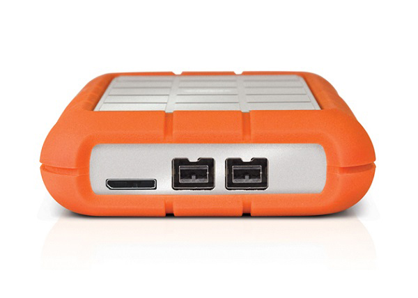 LACIE Rugged Triple Festplatte, 2 TB HDD, 2,5 Zoll, extern, Grau/Orange
