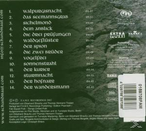 Grünes Album-Cover mit Titelliste. Enthält Text und einen Barcode.