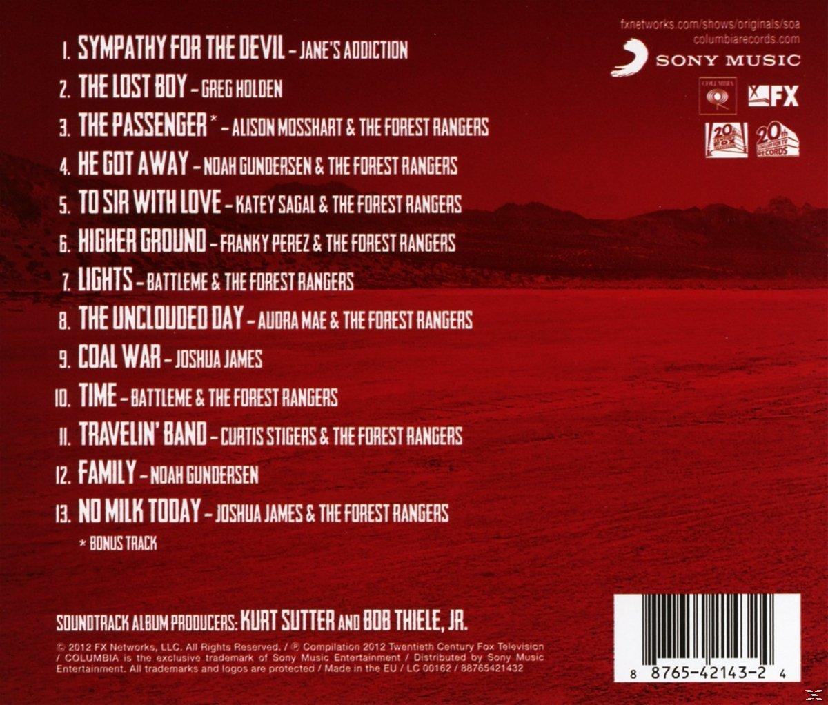 Rückseite einer CD mit Titelliste und Sony Music Logo.