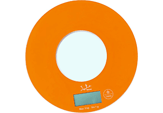 Balanza de cocina - Jata 722 P, Peso máximo 5Kg, Escala de medición 1g, Display LCD de 4 digitos, Naranja