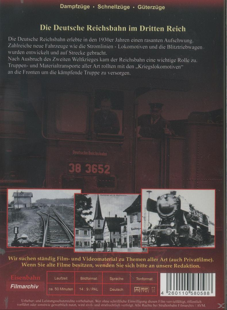 DVD-Cover, Zugbild mit Text in Deutsch.