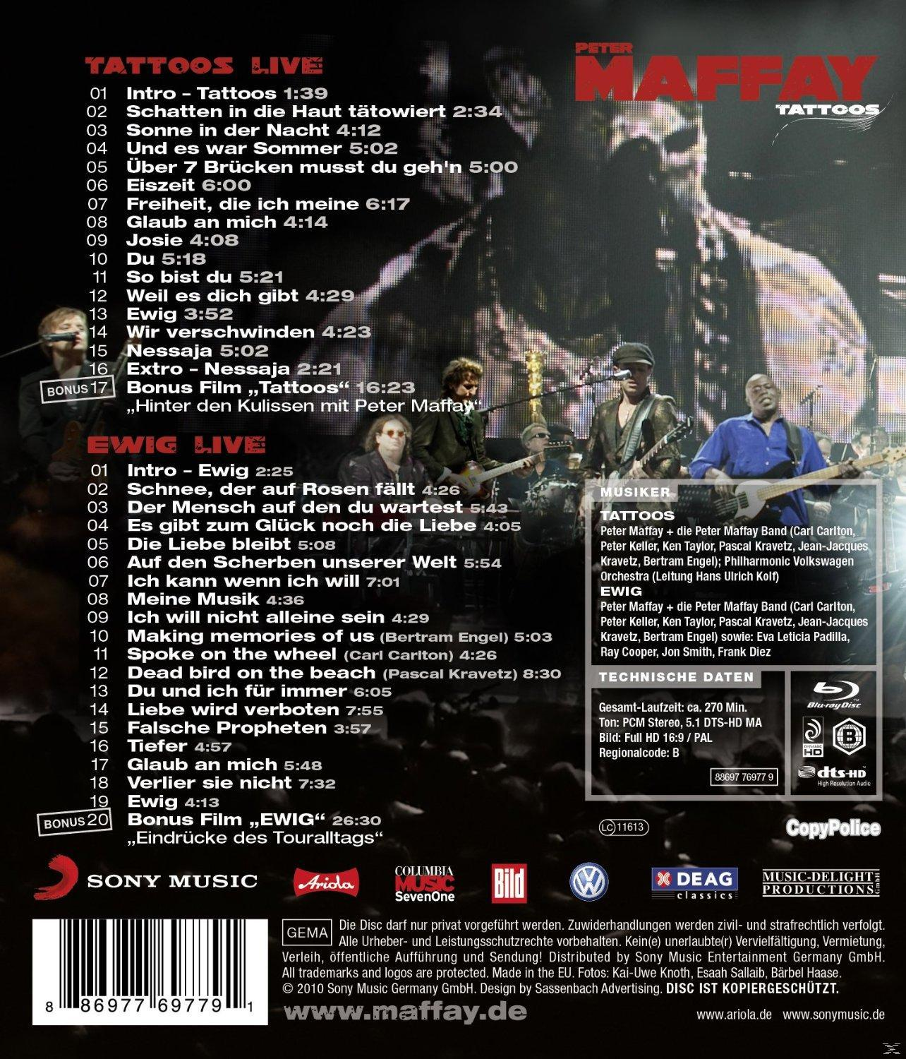 Peter Maffay - Peter Maffay - Tattoos (Live)  - (Blu-ray)