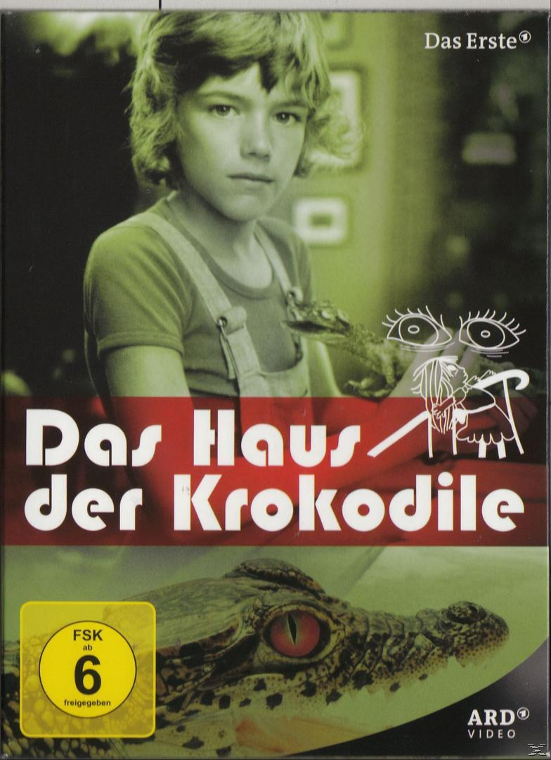 Filmposter: Junge mit Krokodil, Titel 'Das Haus der Krokodile'.