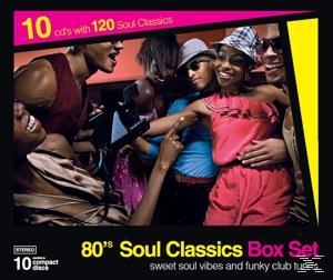 VARIOUS - 80's Soul Classics 10CD Box set (Vol.1 to Vol.5)  - (CD)