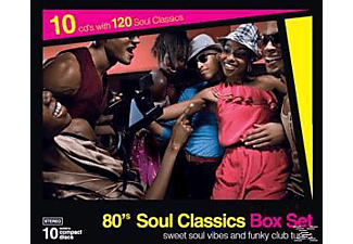 VARIOUS - 80's Soul Classics 10CD Box set (Vol.1 to Vol.5)  - (CD)