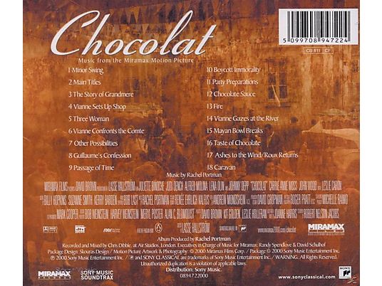 Rachel Portman - Ost/Chocolat  - (CD)