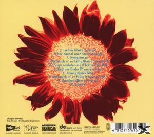 Albumcover mit Sonnenblumen-Design. Enthält Titelliste und Albumtitel auf Deutsch.