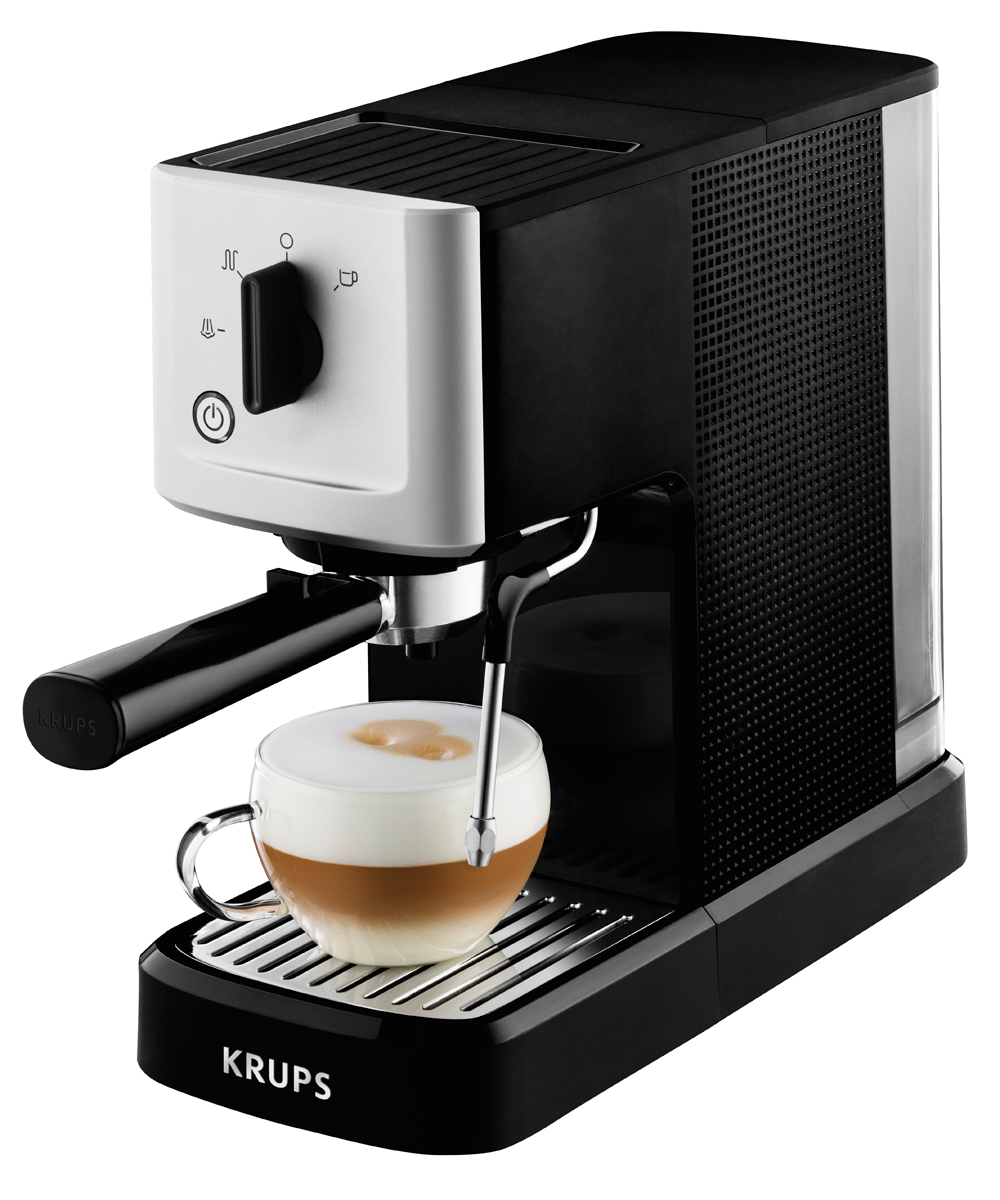 KRUPS XP3440 Calvi Espressomaschine Schwarz/Edelstahl