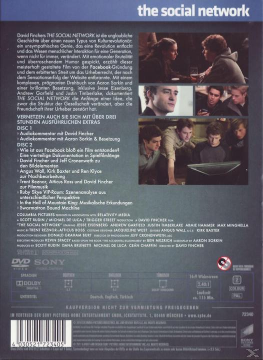The Social Network Doppel-DVD - Collector's Edition DVD